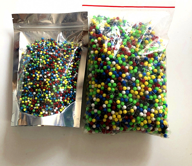 Colored Head Pins for Line Spools & Rig Boxes, 4 mm / 6 mm – product photo
