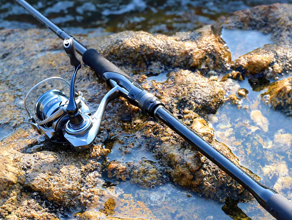 5-Piece Travel Lure Rod, 6 ft 6 in–8 ft 10 in, Carbon – product photo