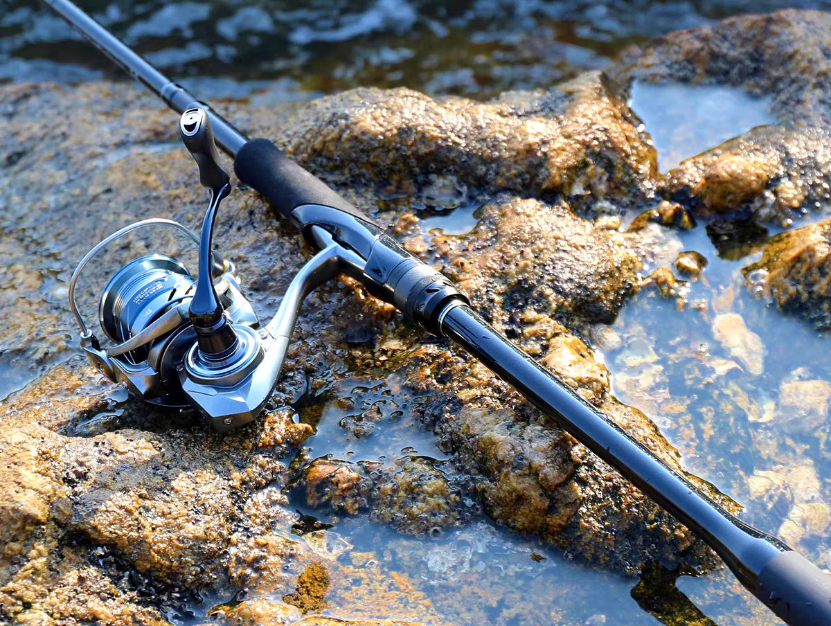 5-Piece Travel Lure Rod, 6 ft 6 in–8 ft 10 in, Carbon – product photo