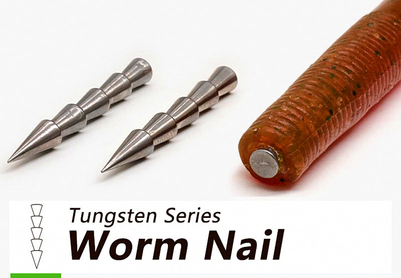 Tungsten Neko Nail Weight, 0.011–0.109 oz (0.3–3.1 g) – product photo
