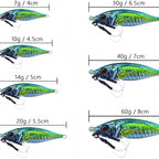 Bass-Shaped Metal Jig with Hook, 7–80 g (0.2–2.8 oz) – product photo