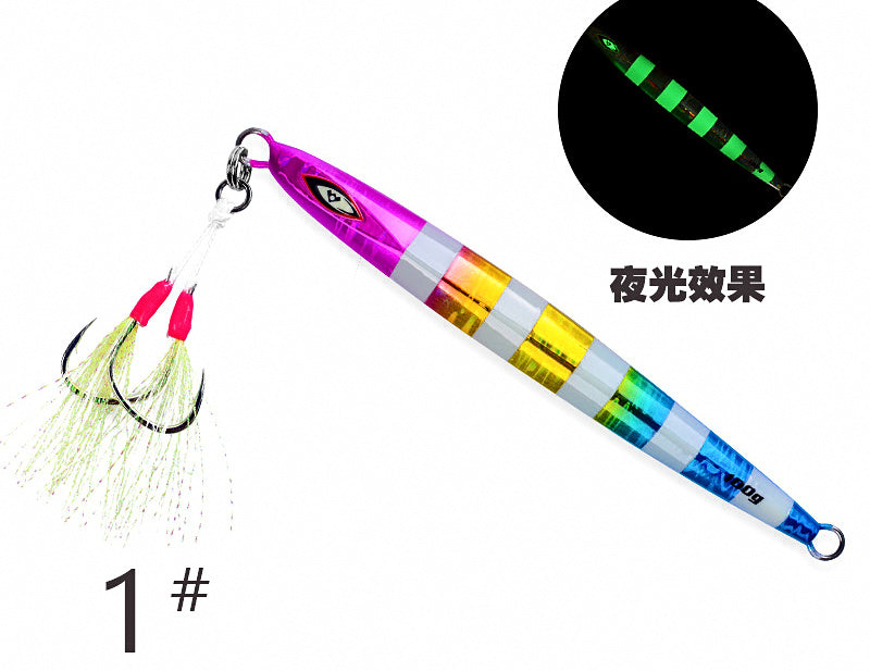Glow Slow Pitch Jig, 60–120 g (2.1–4.2 oz) – product photo