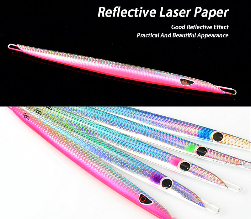 UV Long Metal Jig, 80 g and 100 g (2.8 oz, 3.5 oz) – product photo