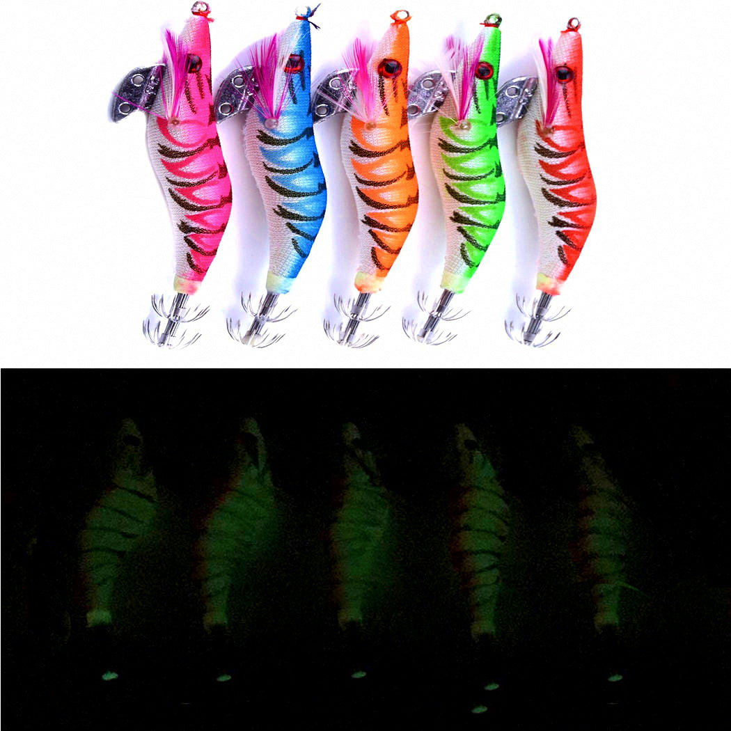 Luminous Wooden Shrimp Lure, 10 cm, 11 g (0.4 oz) – product photo