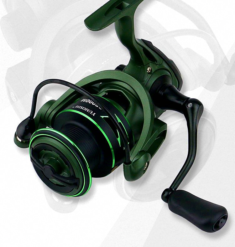 Metal Spinning Reel, Metal Handle, Sizes 2000-7000 – product photo