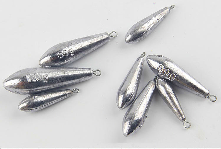 Lead Willow Leaf Sinker with Eye, 0.35–10.6 oz (10–300 g) – product photo