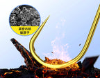 High Carbon Steel Loose Hooks, 100 pcs, Barbed or Barbless – product photo