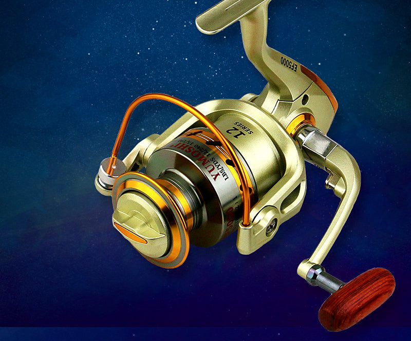 Spinning Reel with Metal Bail Arm, Sizes 1000–9000 – product photo