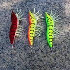 Glow Shrimp Squid Jig with 3D Eyes and Soft Legs – product photo