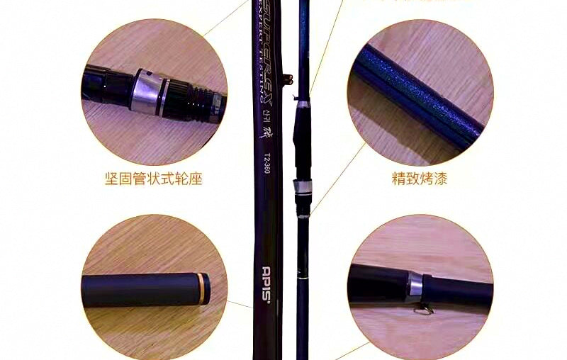 Carbon Rock Fishing Rod, 2.4–3.9 m (7.9–12.8 ft) – product photo