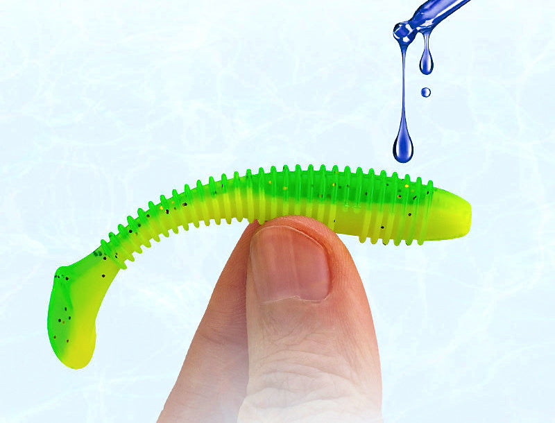 Spiral T-Tail Soft Plastic Bait, 35–65 mm (1.4–2.6 in) – product photo
