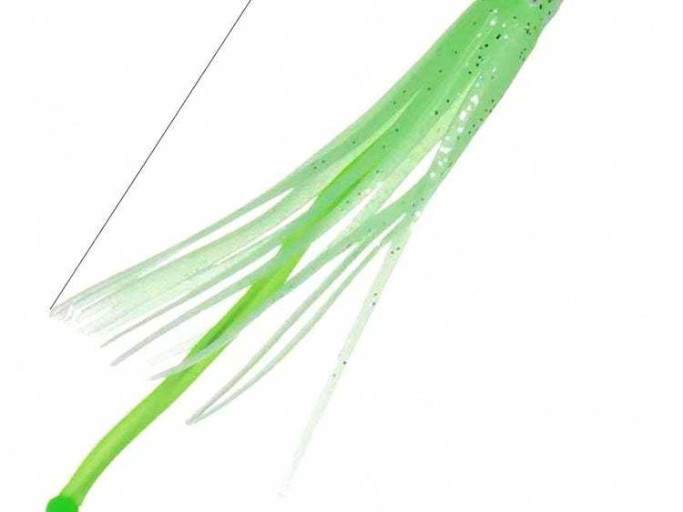 Glow Octopus Skin Hook Rig, Size 18, Wire Leader – product photo
