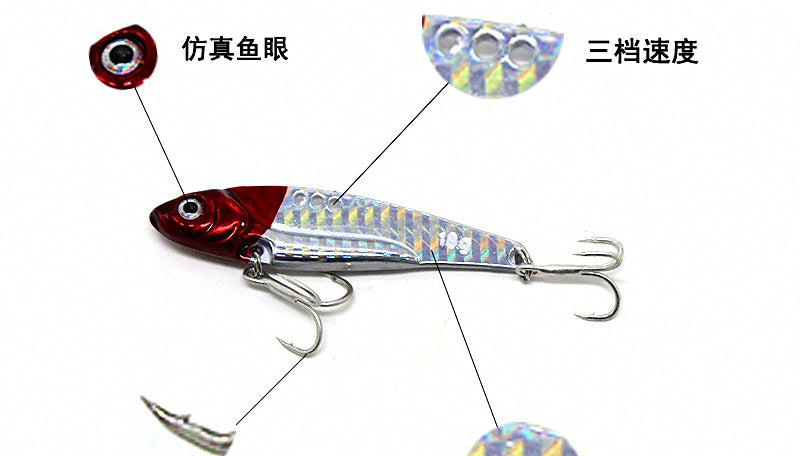 Zinc Alloy VIB Casting Jig, 3–18 g (0.1–0.6 oz) – product photo