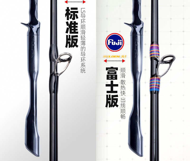 Fast Action 2-Piece Lure Rod & Combo, 5 ft 11 in–8 ft (1.8–2.43 m) – product photo