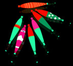 Glow UV Rocket Squid Jig Umbrella Hook Rig, 1 or 2 Pack – product photo
