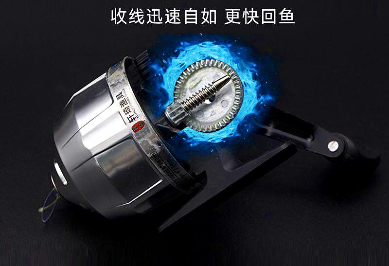 Mini Closed-Type Ice Fishing Reel, Right-Hand, 34 g (1.2 oz) – product photo