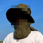 Fishing Sun Hat with Detachable Face Mask, Unisex – product photo