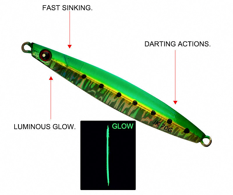 Fast-Sinking Metal Jig, 50–120 g (1.8–4.2 oz) – product photo