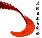 Curly Tail Grub Soft Plastic Lures, 3.5–7 cm, 500 g Bulk – product photo