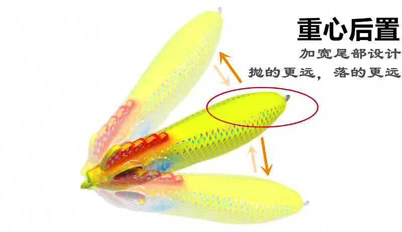 Sinking Rattle Vibration Lure, 5.2–29.5 g (0.18–1.04 oz) – product photo