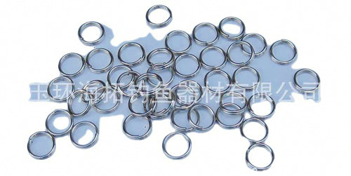 Stainless Steel Split Rings, Heavy-Duty Connectors, 6-8 mm – product photo