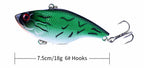 VIB Blade Bait Lure with Rattle, 18 g (0.63 oz) – product photo