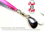 VIB Blade Bait Lure 5-Pack with Spinner Blade, 20–60 g (0.7–2.1 oz) – product photo