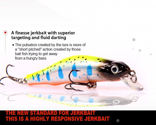 Floating Minnow Hard Bait, 80 mm (3.1 in) 8.5 g (0.3 oz) – product photo