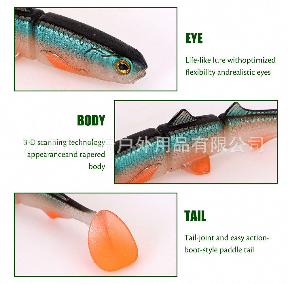 Three-Section Jointed Swimbait, 15 cm (5.9 in) 25 g (0.9 oz) – product photo