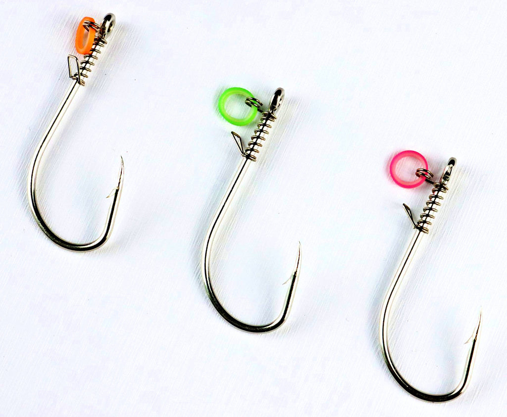 Spring Live Shrimp Hooks, Barbed White Nickel, 1/0–5/0 – product photo