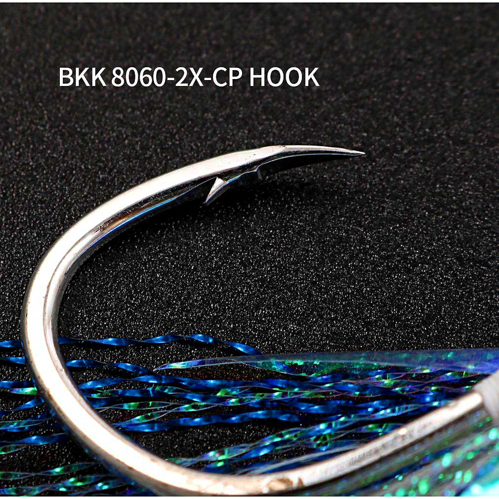 Barbed Double Hooks for Metal Jigs, 1/0–4/0, 2 Sets per Pack – product photo