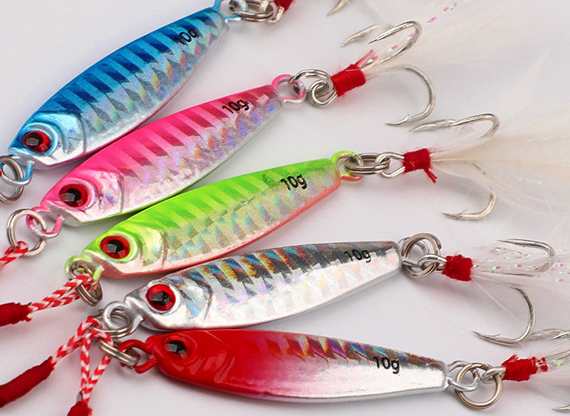 Metal Jig Spoon, 7–20 g (0.25–0.7 oz), Hooked or Bare – product photo