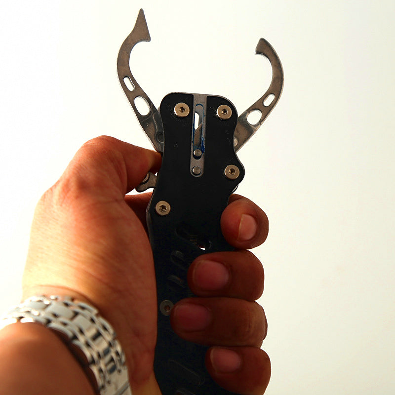 Aluminum Alloy Fish Gripper with Lanyard, Lip Grip – product photo