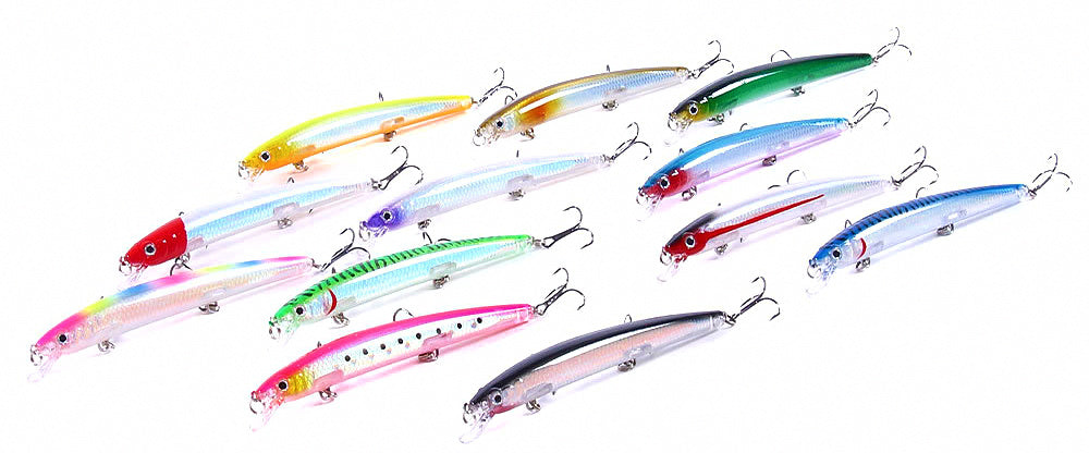 Floating Minnow Hard Bait, 13.5 cm (5.3 in), 15.5 g (0.55 oz) – product photo