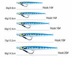 Fast-Sinking Glow Metal Jig, 30–90 g (1.1–3.2 oz) – product photo