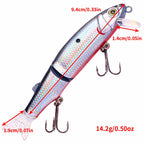 Jointed Sinking Minnow Hard Bait, 14.5 g (0.5 oz), 11.5 cm – product photo
