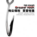 Deep Sea Grouper Hooks, Giant Gentian & Eagle Claw Style – product photo