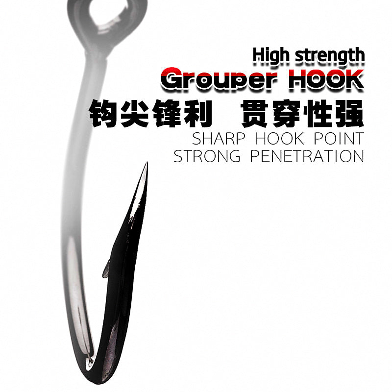 Deep Sea Grouper Hooks, Giant Gentian & Eagle Claw Style – product photo