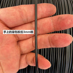 304 Stainless Coated Wire Rope with Crimp Sleeves, 0.4–6 mm – product photo
