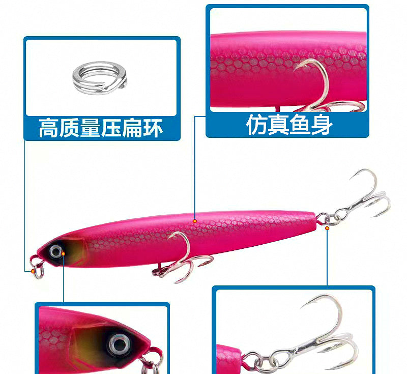 Long Cast Sinking Pencil Lure, 10–24 g (0.35–0.85 oz) – product photo