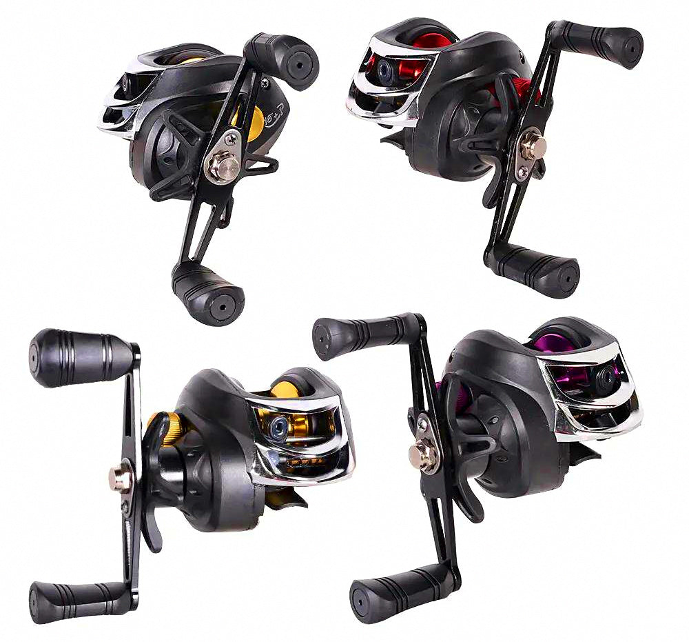 Magnetic Brake Baitcasting Reel, Metal or Plastic Spool – product photo