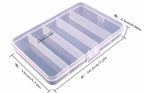 Clear Plastic Lure Box, Tackle Storage Case, Small to XL – product photo