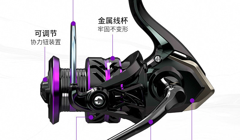 All-Metal Spinning Reel, HP Series Sizes 500–7000 – product photo