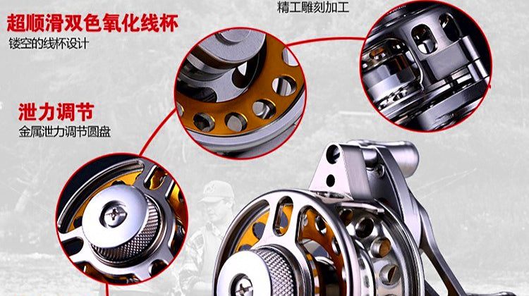 All-Metal Head Spinning Reel, 2000–7000 Series – product photo