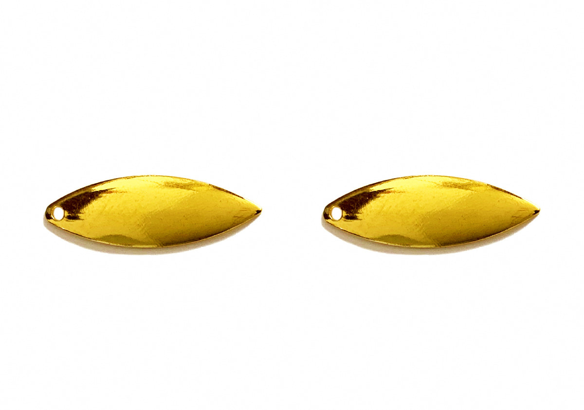 Willow Leaf Spinner Blades, DIY Lure Components – product photo