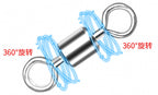 Figure 8 Fishing Swivels, Nickel Plated, Sizes 2–10 – product photo