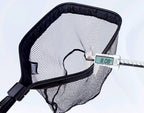 Folding Aluminum Landing Net, Coarse Mesh, Black – product photo