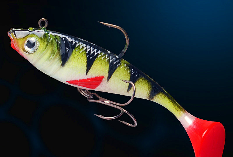 T-Tail Soft Swimbait with Lead Head, 8 cm & 10 cm – product photo