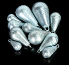 Galvanized Teardrop Sinker with Eye, 30–200 g (1.1–7.1 oz) – product photo