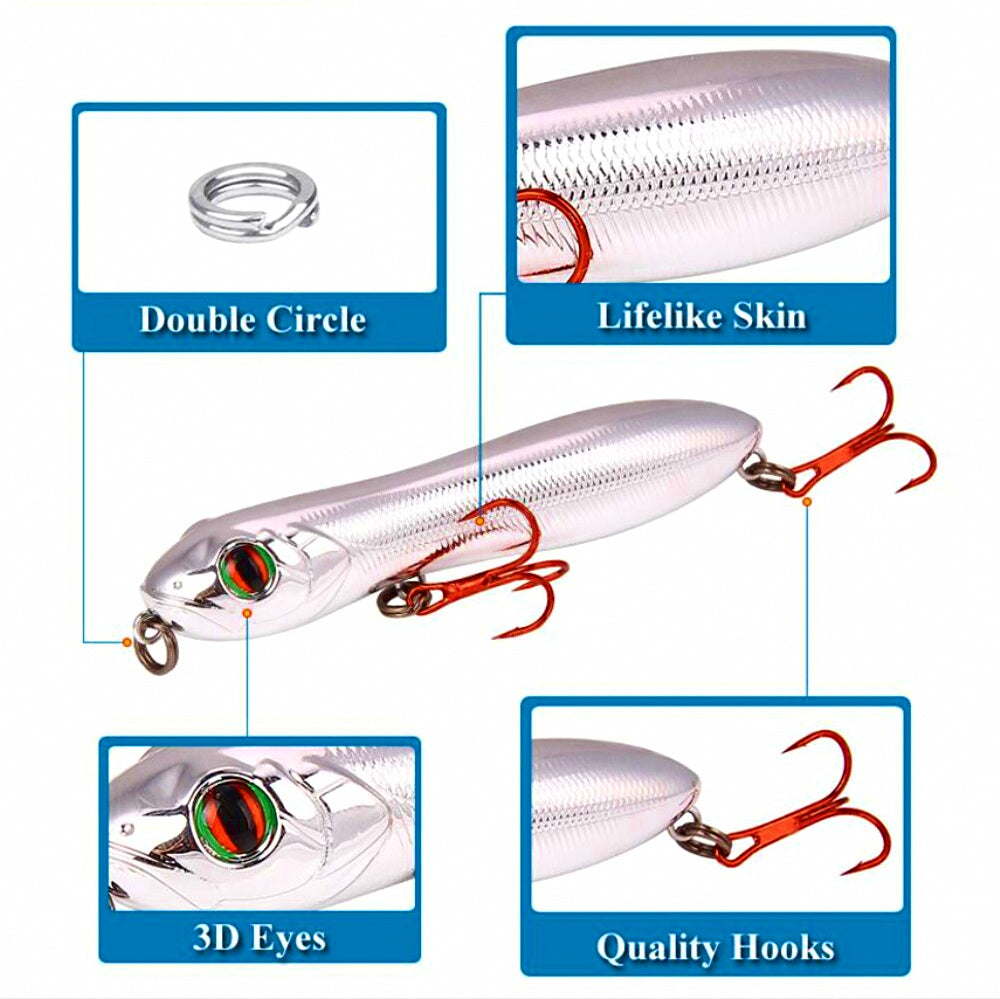 Floating Pencil Topwater Lure, 16 g (0.56 oz) – product photo